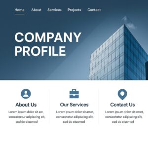 Company Profile Website